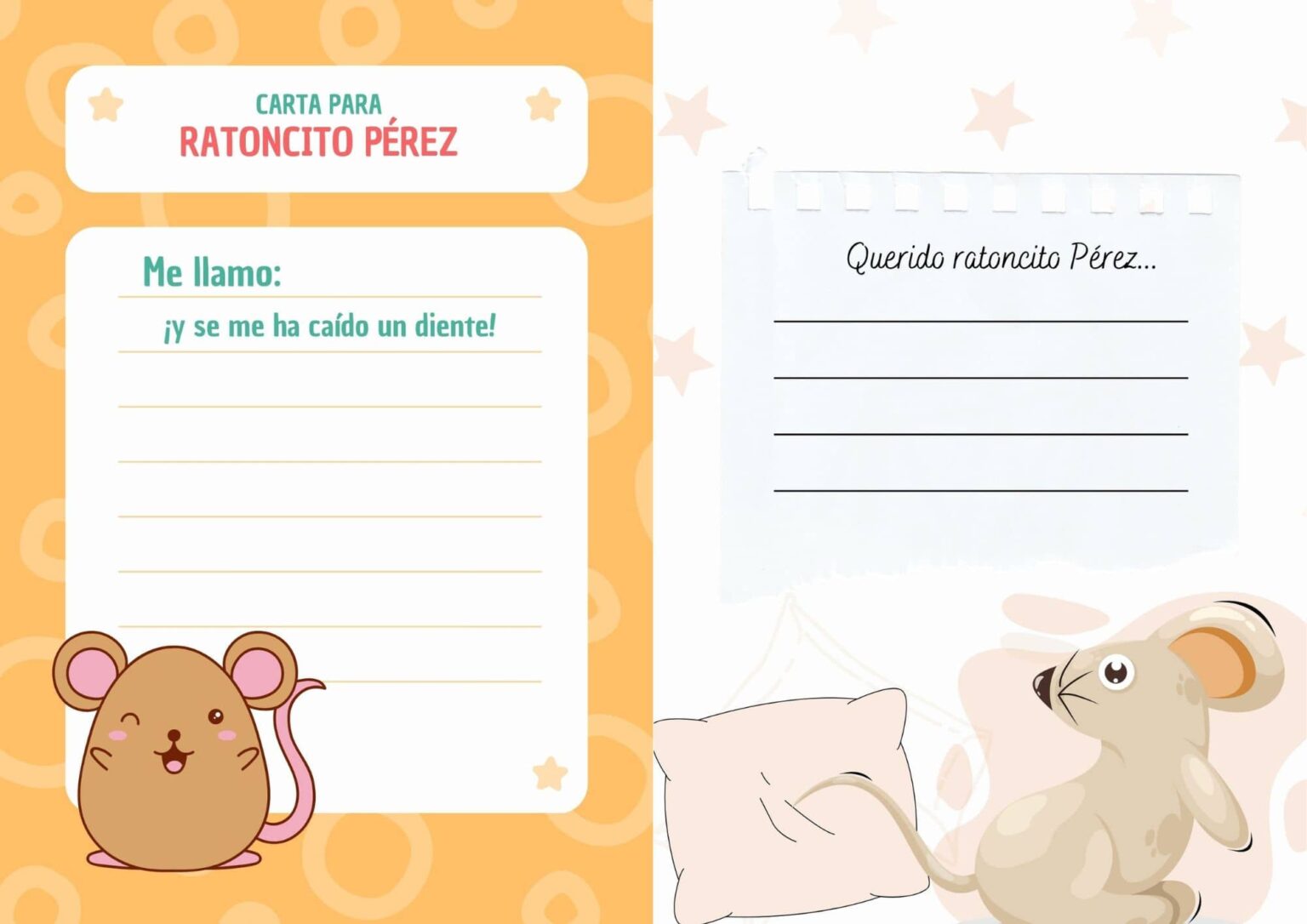 Iv En Raton CARTA AL RATON PEREZ, PLANTILLAS - Materiales Educativos Para Maestros